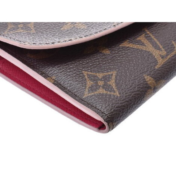 Louis Vuitton Monogram Portefeuille Emily Flower Rose Ballerine Leather - Picture 4 of 12